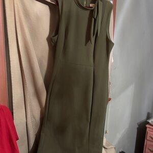Calvin Klein Olive Midi Dress-58